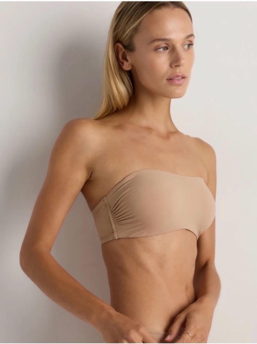 Quince Nude Bandeau Bralette with Removable Straps X-Large 650 - Picture 2 of 2